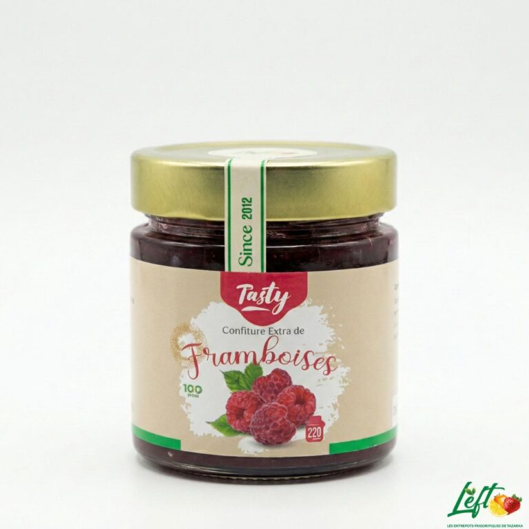 confiture framboise 220g