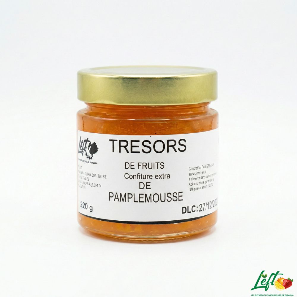 confiture pamplemousse 220g