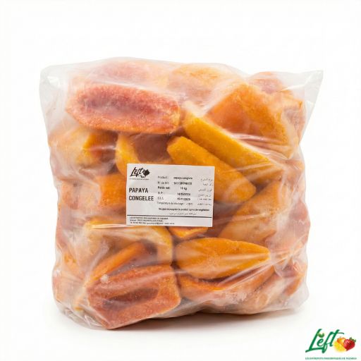 papaya 5 kg Papaya Congelé 10 KG