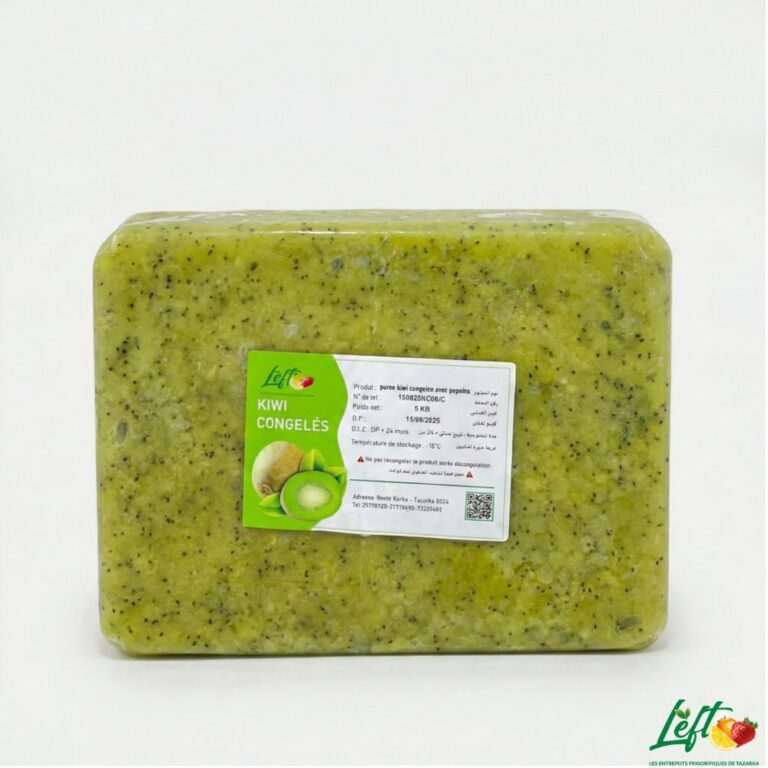 puree kiwi 5kg avec pepeins